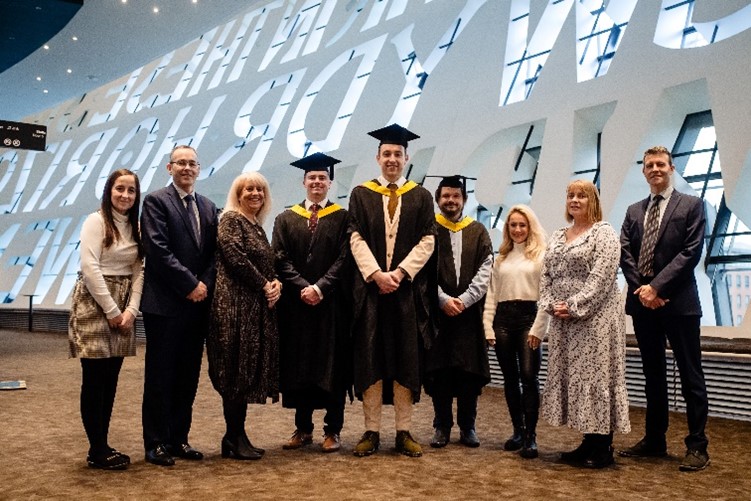 David with other graduates from the Government Statistical Service