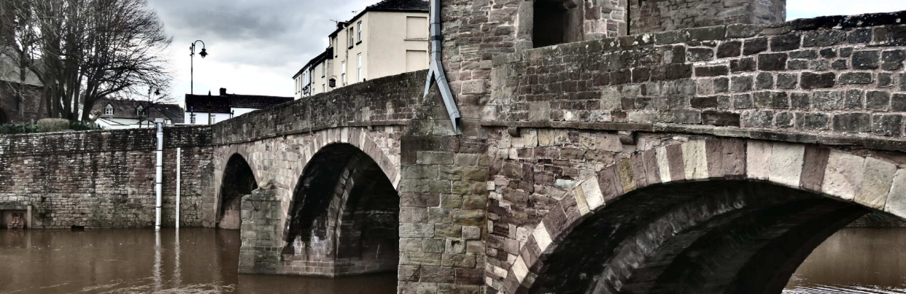 Bridge in Monmouthshire town