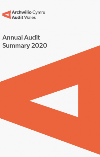 Front cover image of Blaenau Gwent County Borough Council – Annual Audit Summary 2020