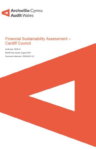 Front cover image of Cardiff Council – Financial Sustainability Assessment 