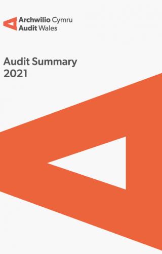 Pembrokeshire County Council – Audit Summary 2021: report cover showing Audit Wales logo