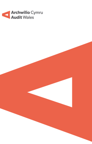 clawr generig efo brandio a logo Archwilio Cymru